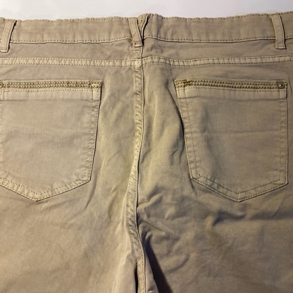Men’s Shorts 38 Khaki Tan Bermuda Oliver  Cotton Bermuda Loose Fit Bermuda NWT - Picture 4 of 9